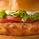 crispy chicken deluxe sandwich